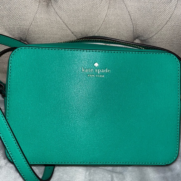 Authentic Kate Spade green crossbody bag - Picture 1 of 4